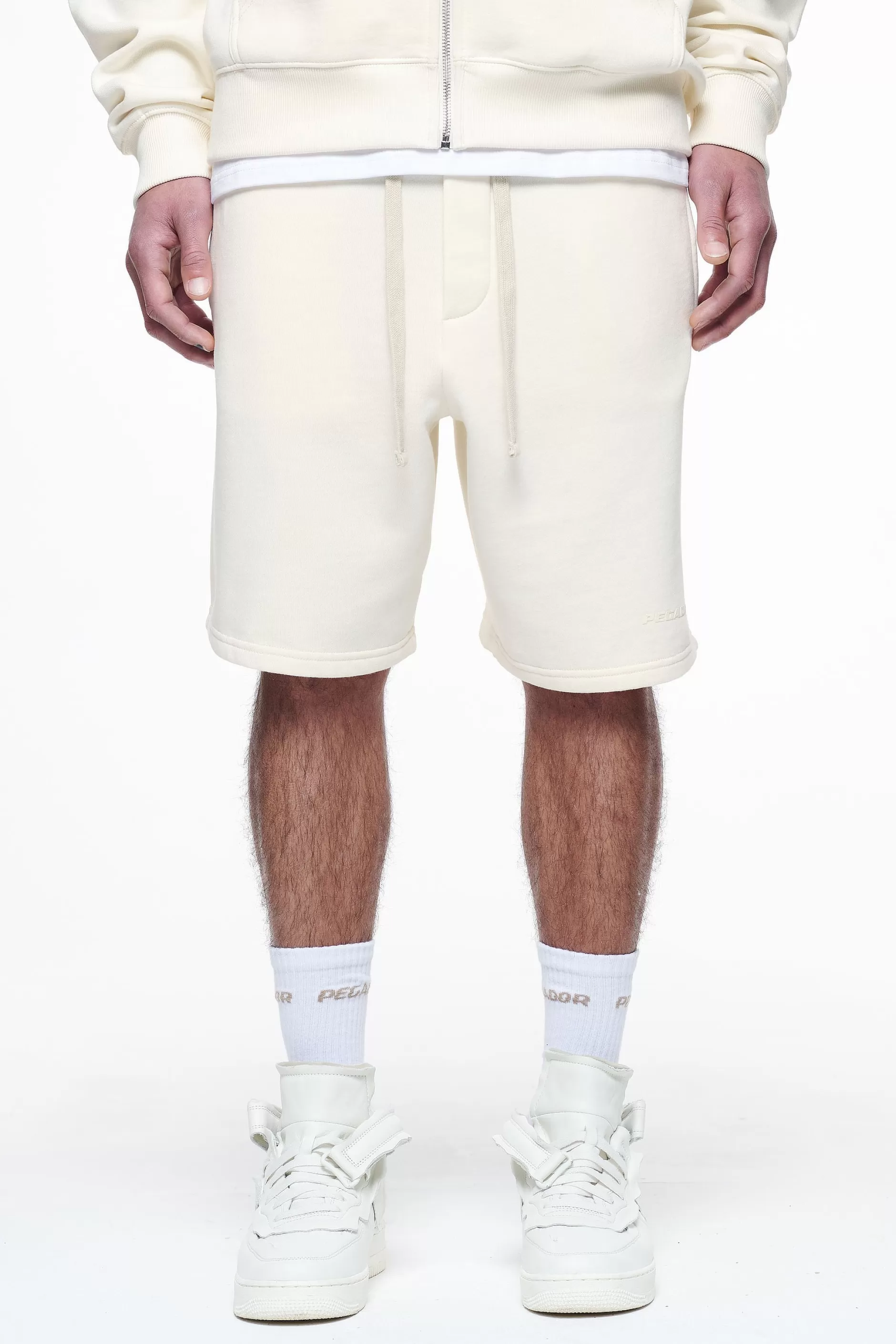 Logo Heavy Sweat Shorts -Pegador New