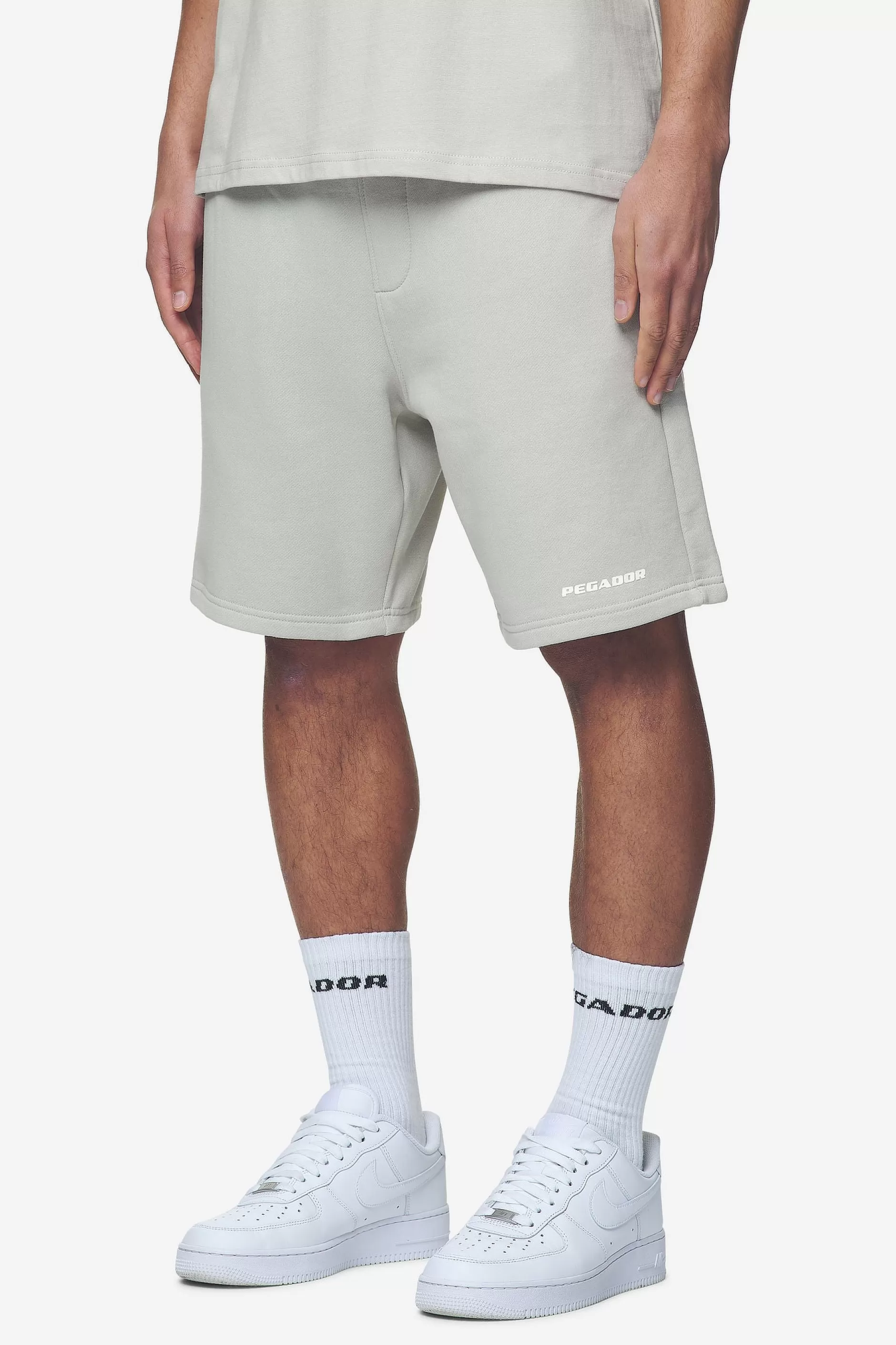 Logo Heavy Sweat Shorts White Gum-Pegador Clearance