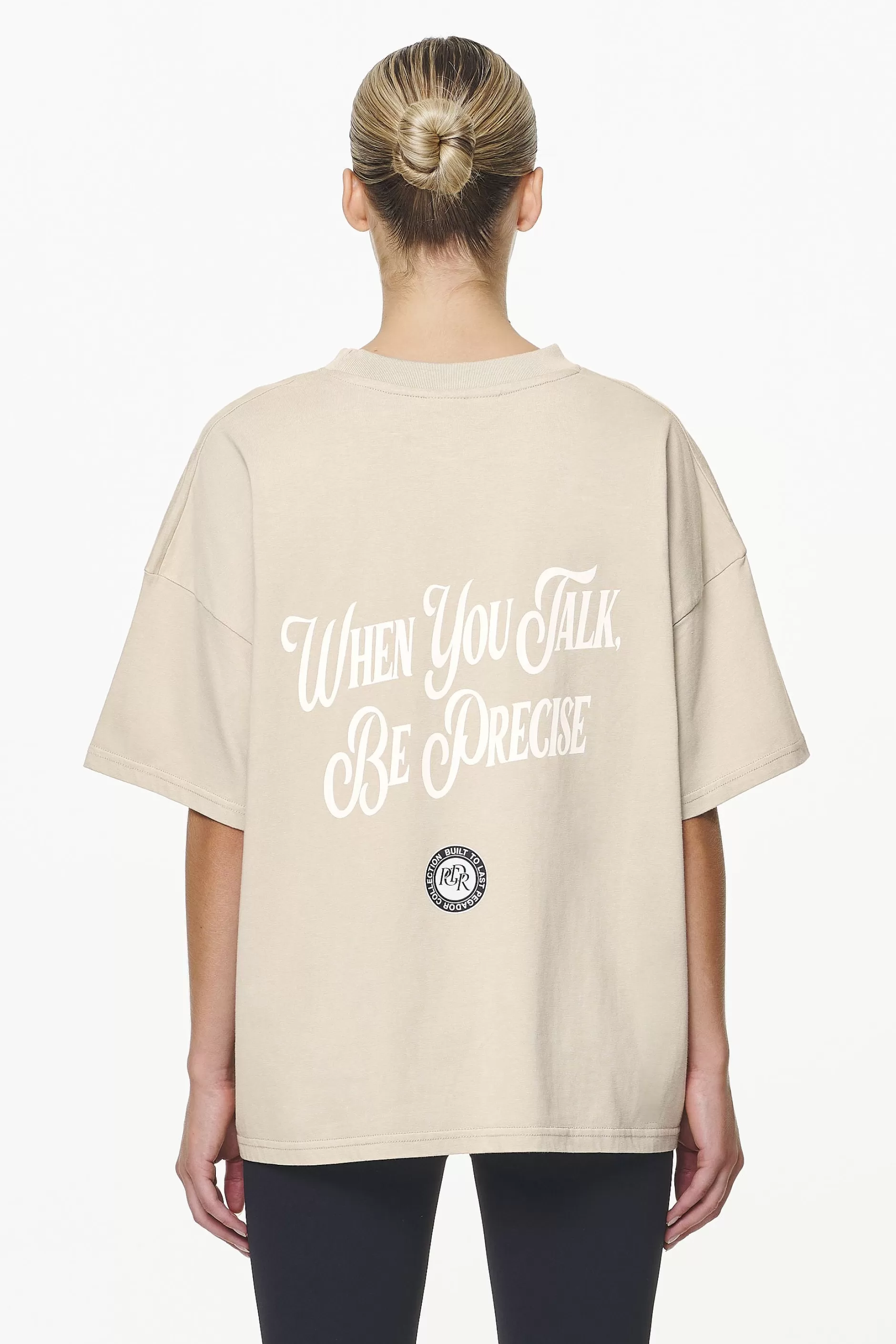 Lydney Heavy Oversized Tee Vintage Washed Fossil Taupe-Pegador Shop