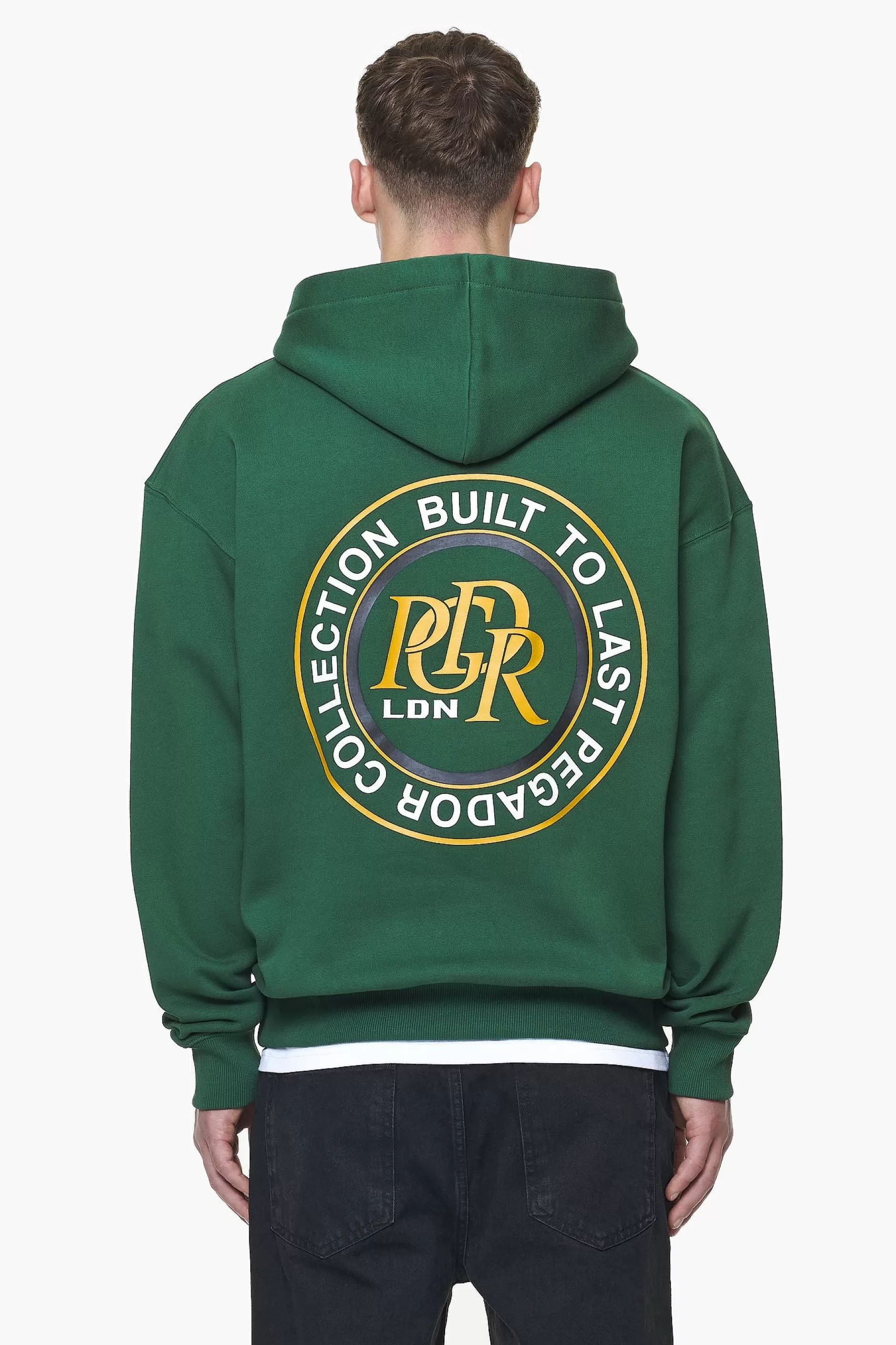 Marcer Oversized Hoodie Vintage Washed British Green-Pegador Best Sale