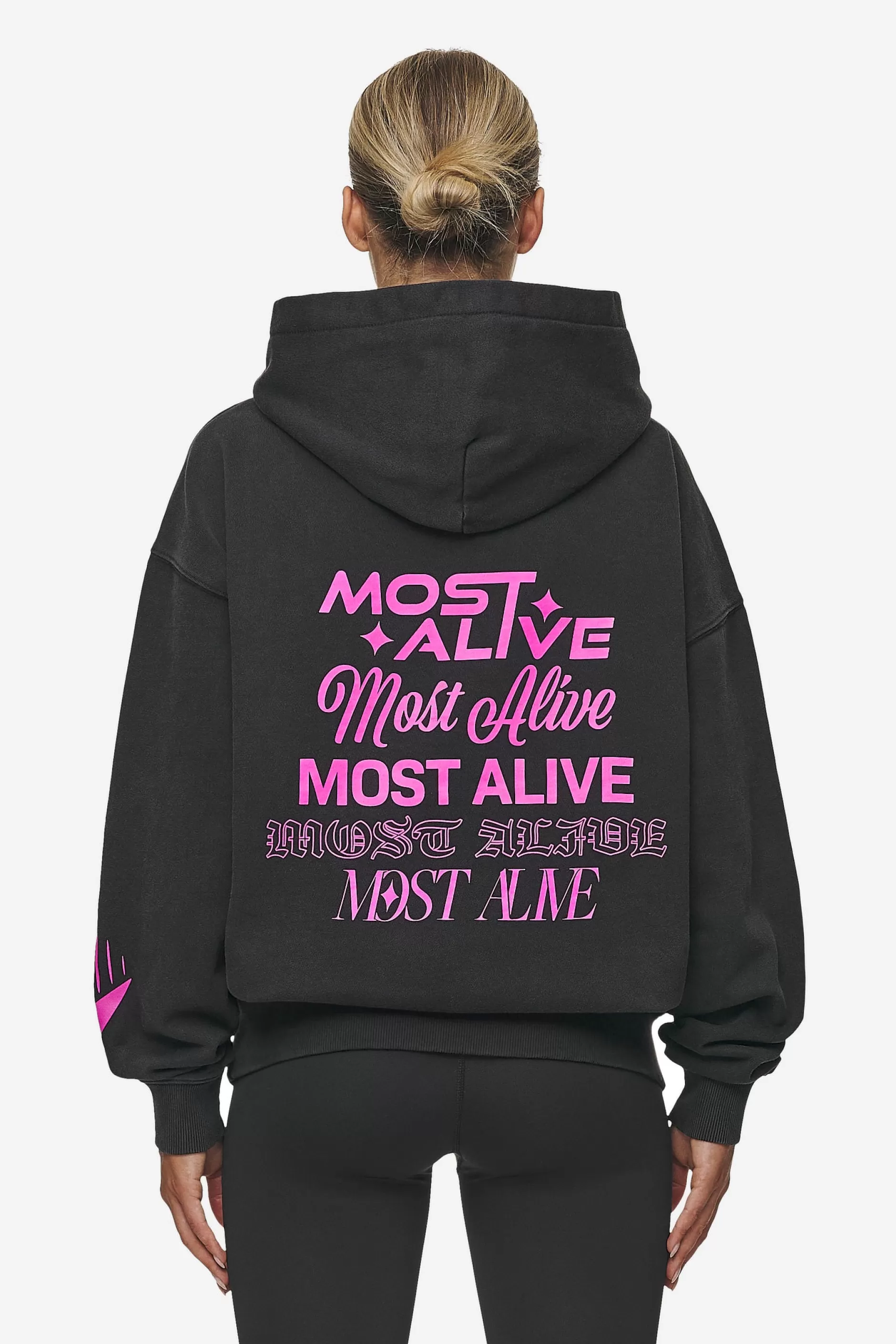 Mei Oversized Hoodie Vintage Black-Pegador Outlet