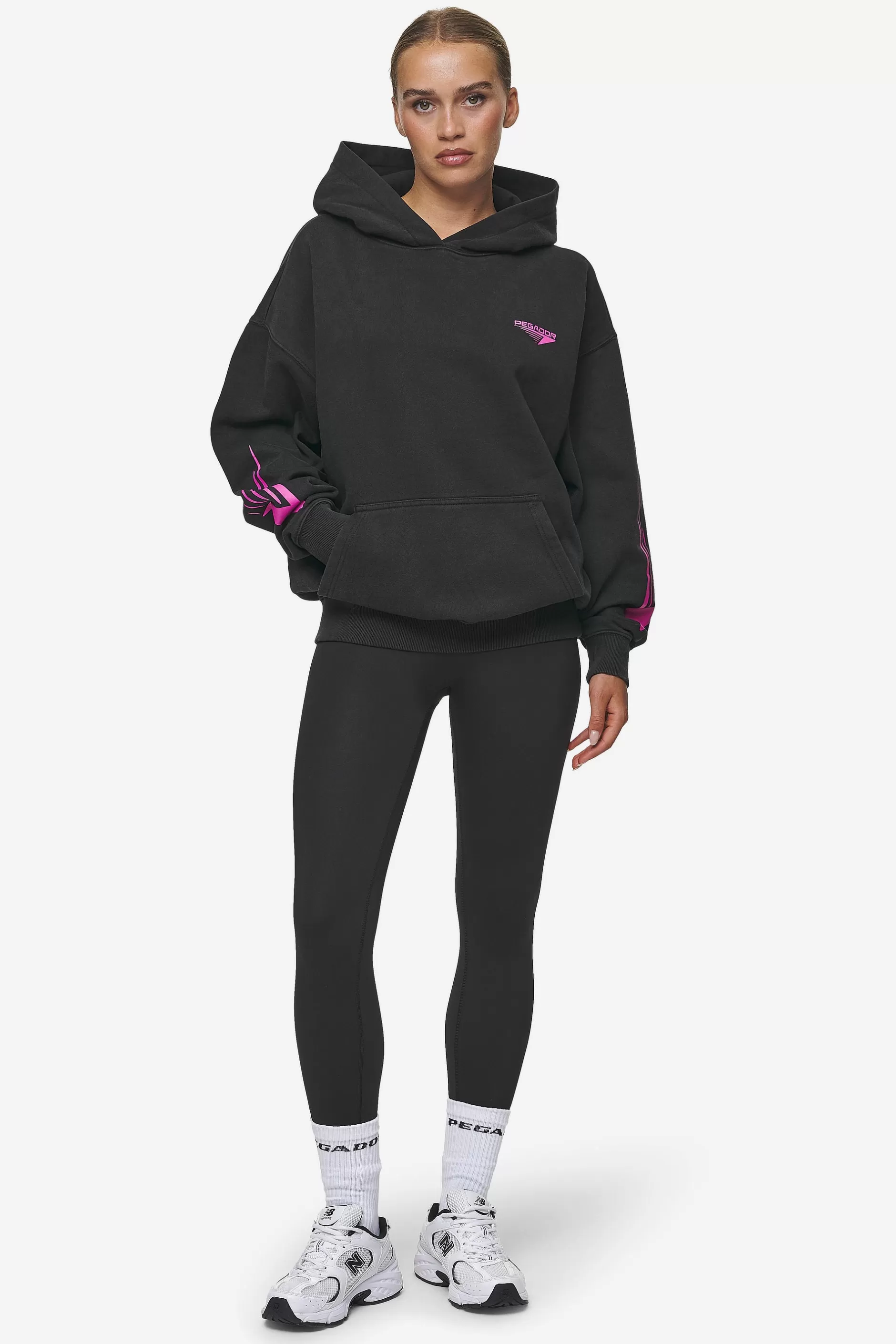 Mei Oversized Hoodie Vintage Black-Pegador Outlet