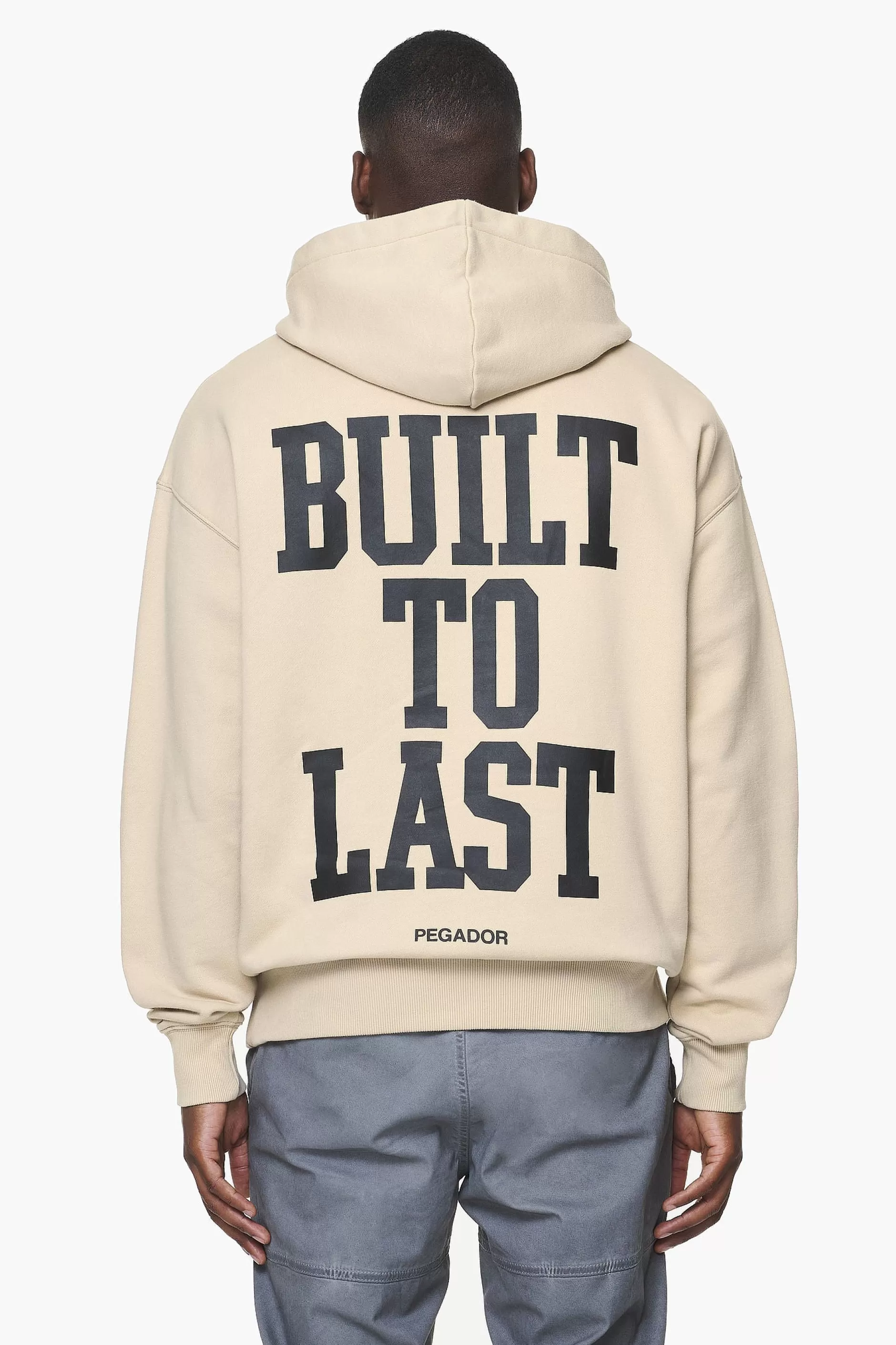 Mouncy Oversized Hoodie Vintage Washed Kingdom Beige-Pegador Online