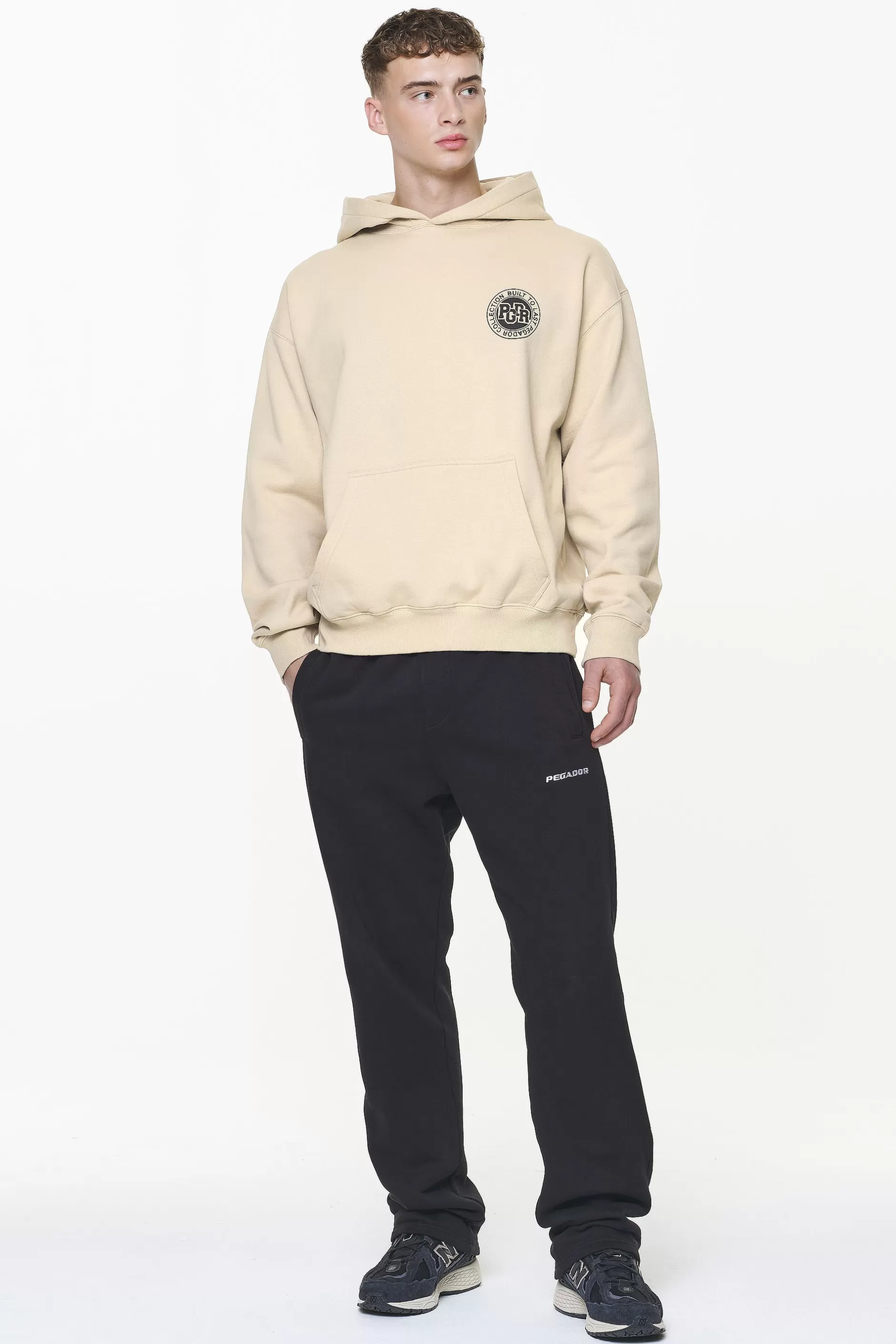 Orsett Oversized Hoodie Vintage Washed Kingdom Beige-Pegador Store