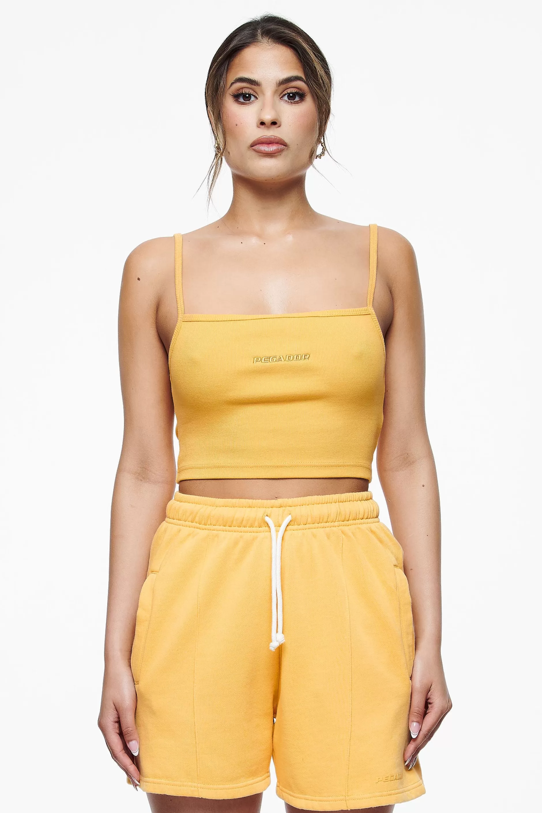 Ruby Rib Crop Top -Pegador Fashion