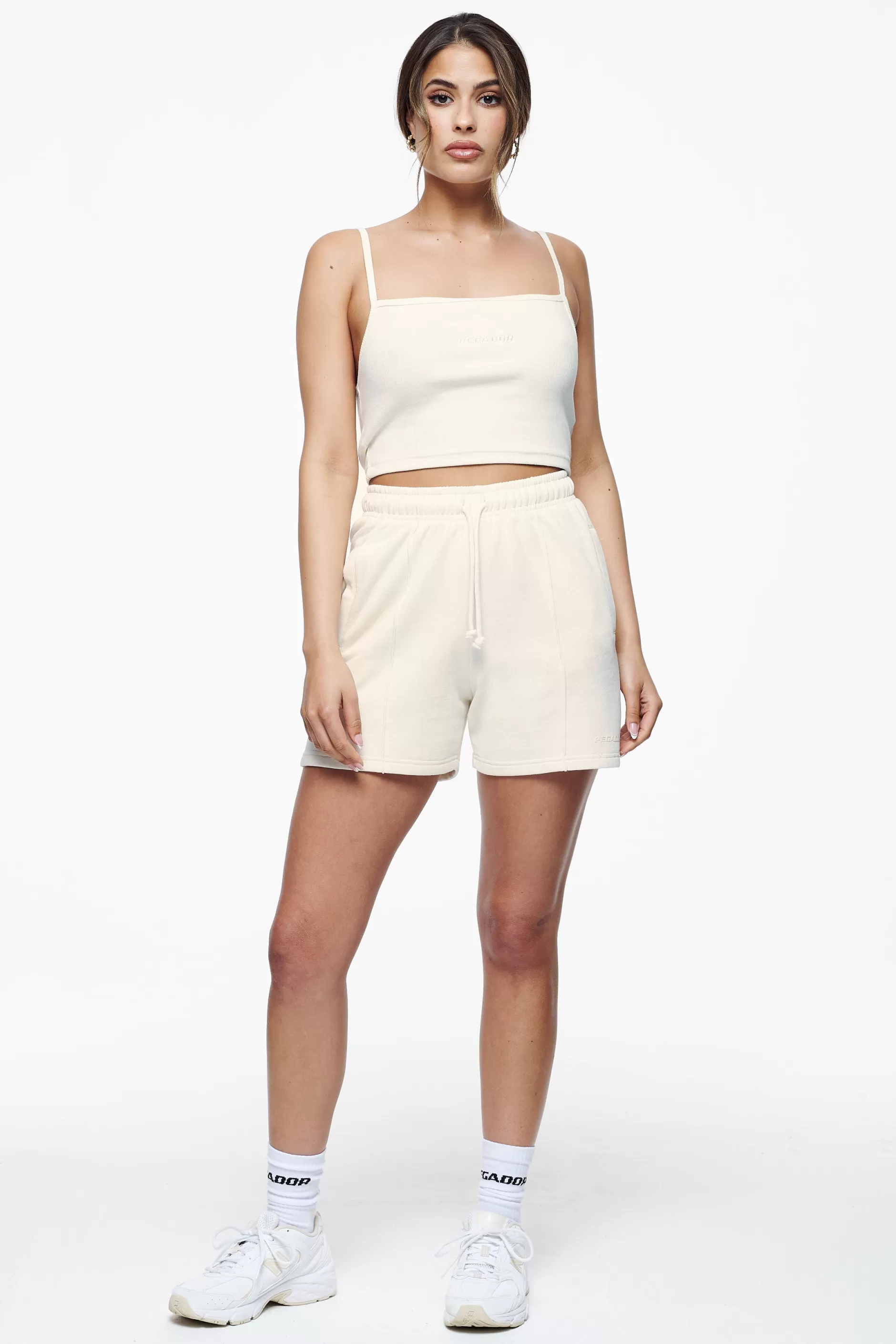 Ruby Rib Crop Top Vintage Washed Unbleached-Pegador Discount