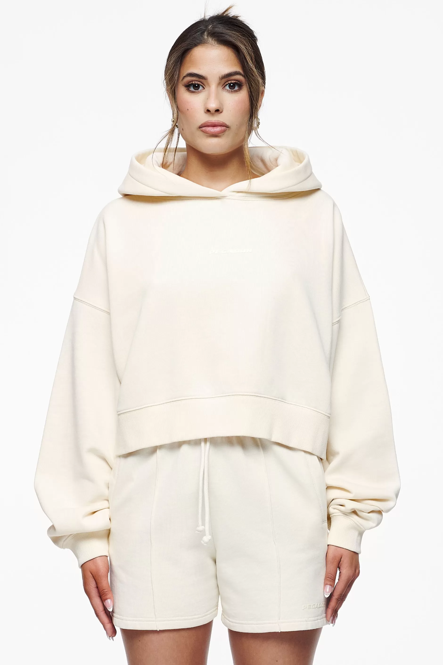 Salita Oversized Cropped Hoodie -Pegador Hot