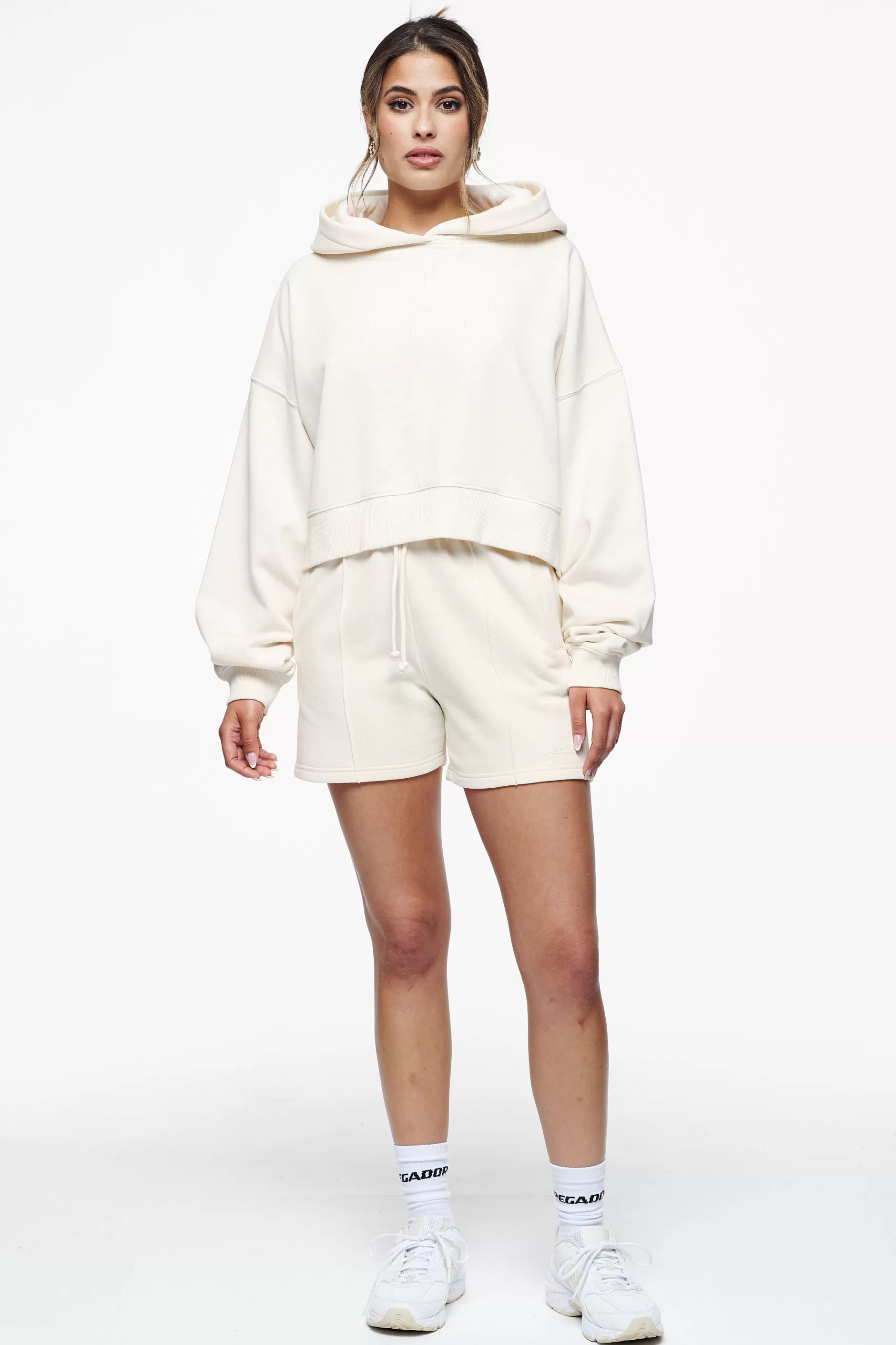 Salita Oversized Cropped Hoodie -Pegador Hot