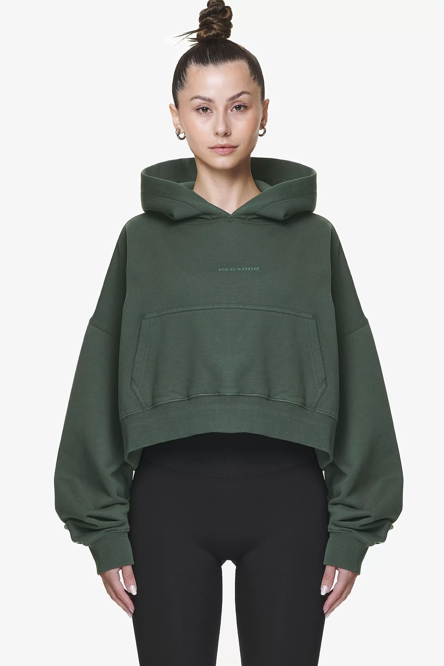 Salita Oversized Cropped Hoodie -Pegador Clearance
