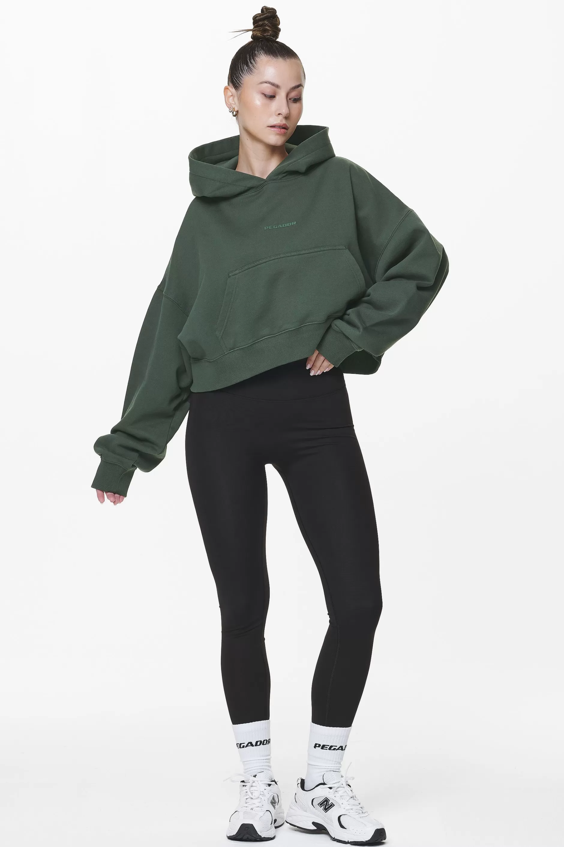 Salita Oversized Cropped Hoodie -Pegador Clearance