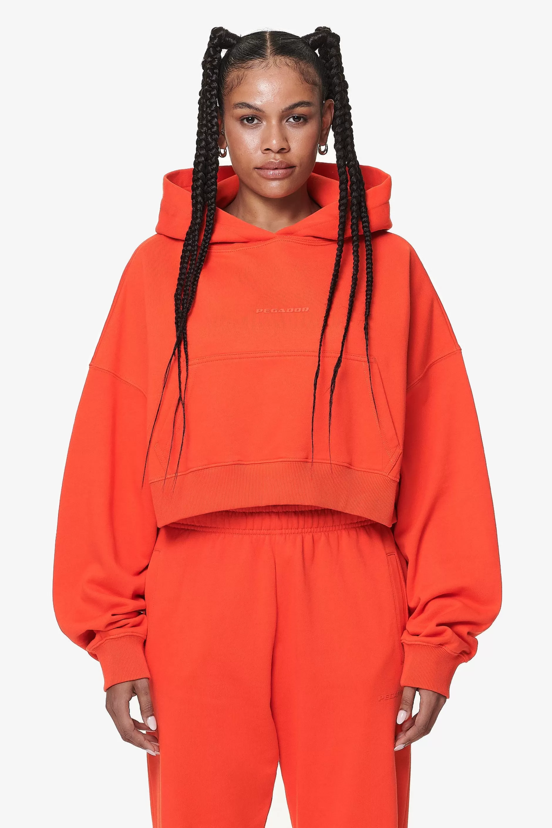Salita Oversized Cropped Hoodie -Pegador Cheap