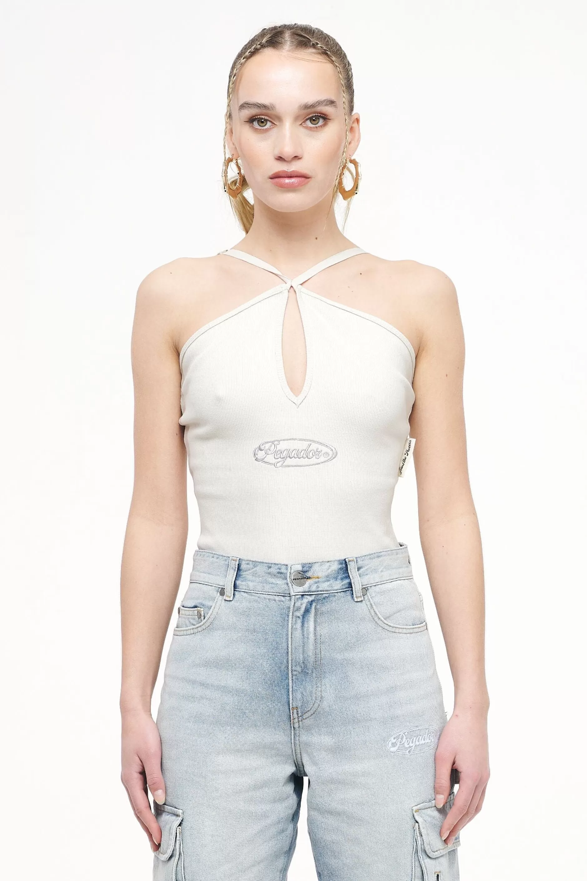 Santos Rib Neckholder Bodysuit -Pegador Online