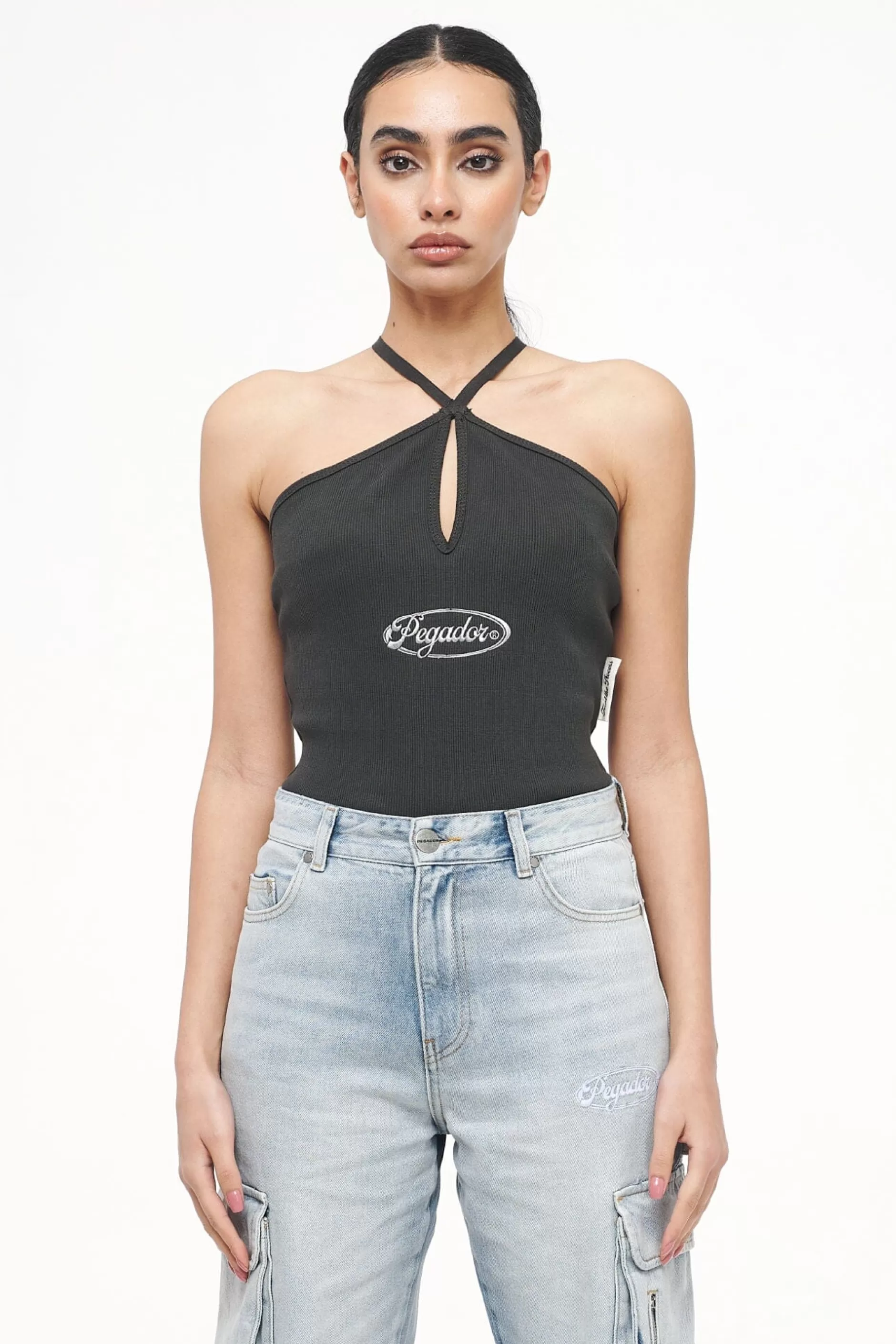 Santos Rib Neckholder Bodysuit -Pegador Best Sale